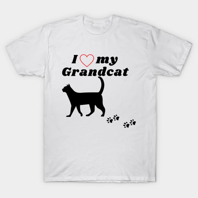 I love my Grandcat T-Shirt by Susy Maldonado illustrations